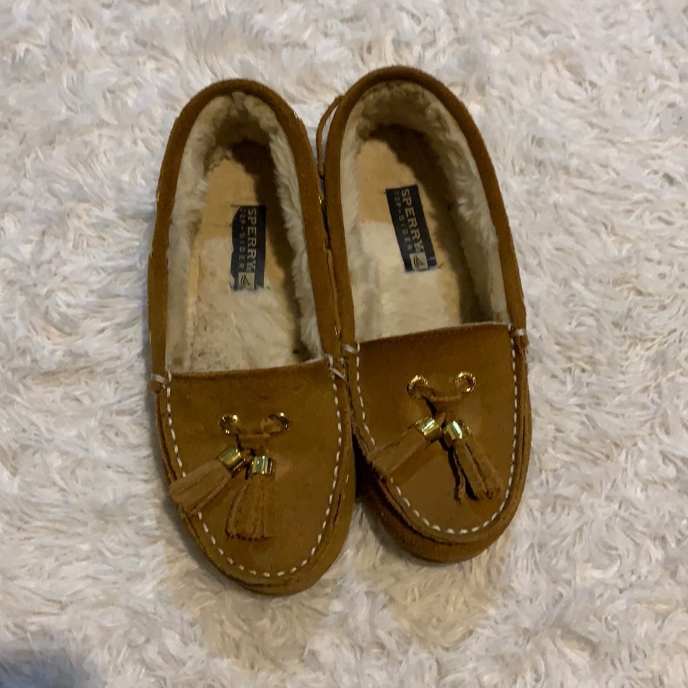 Sperry top - sider fur lined loafers